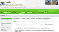 Desktop Screenshot of gwis.gpg.gov.za